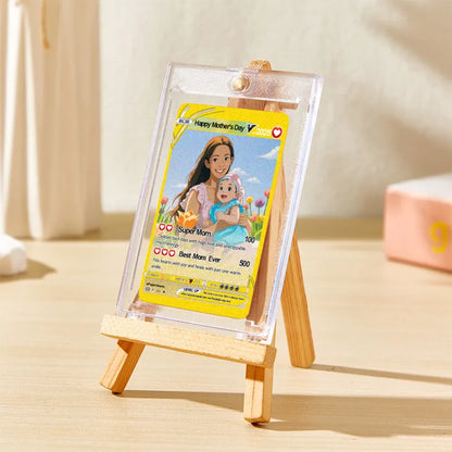 Carta Poké Personalizzata Mamma idea Regalo Festa della Mamma