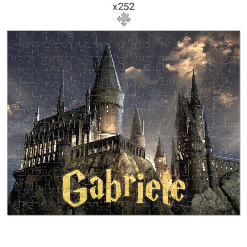 Puzzle personalizzato stile Harry Potter
