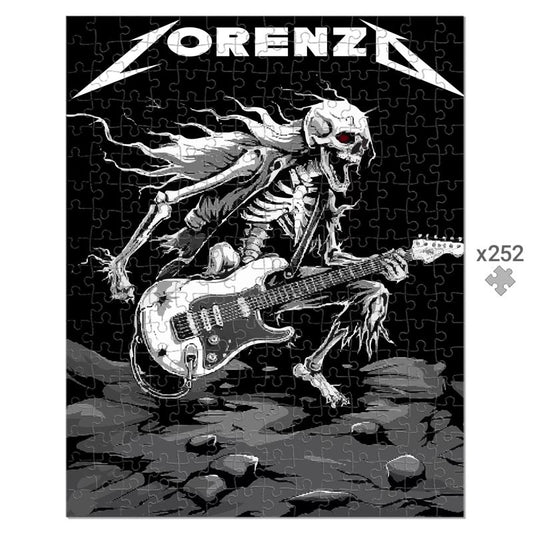 Puzzle personalizzato stile Metallica