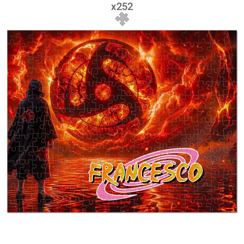 Puzzle personalizzato a tema Naruto