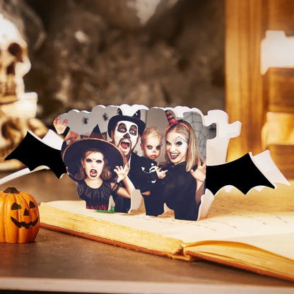 Lampada Foto Personalizzata Halloween Acrilico Luce LED Regalo