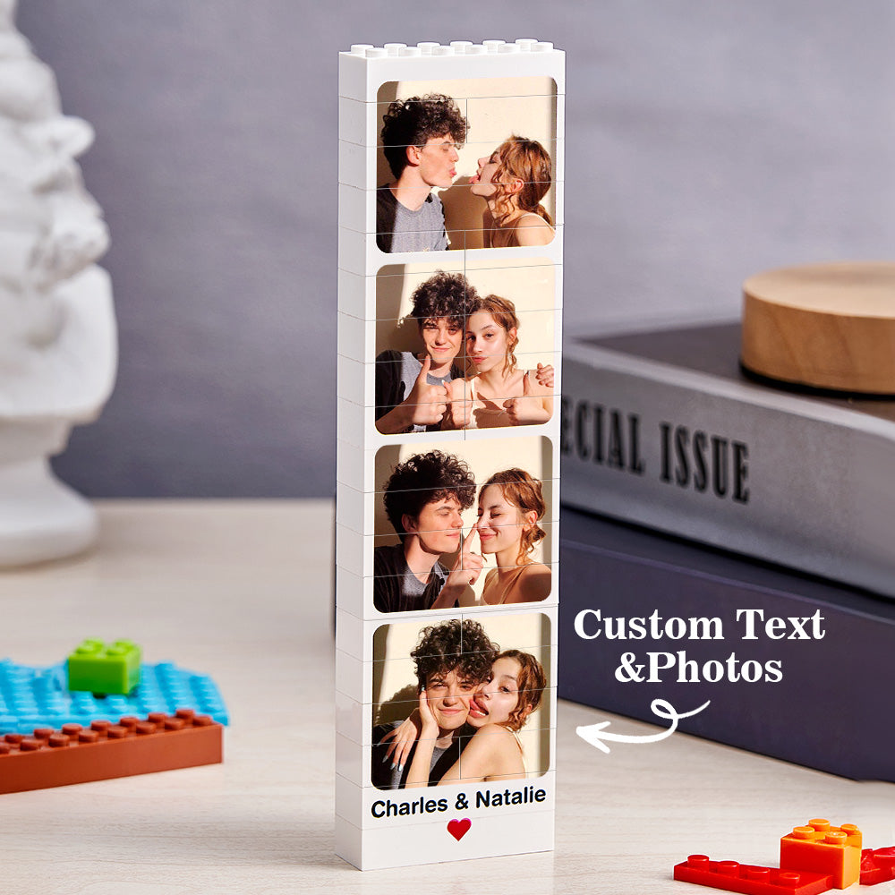 Puzzle di Mattoncini Personalizzato con Foto – Il Regalo Romantico Perfetto papà