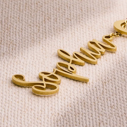 Collana Lariat Personalizzata con Nome e Cuore – Regalo Raffinato Lei - idea regalo mamma