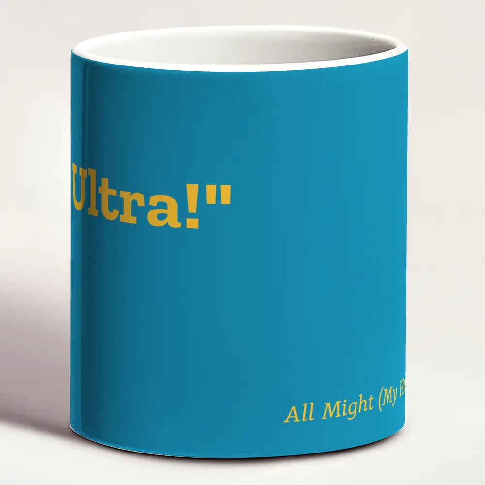 Tazza 11oz citazione All Might (My Hero Academia)