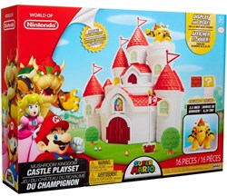 JAKKS PACIFIC NINTENDO SUPER MARIO DELUXE MUSHROOM KINGDOM CASTLE PLAYSET
