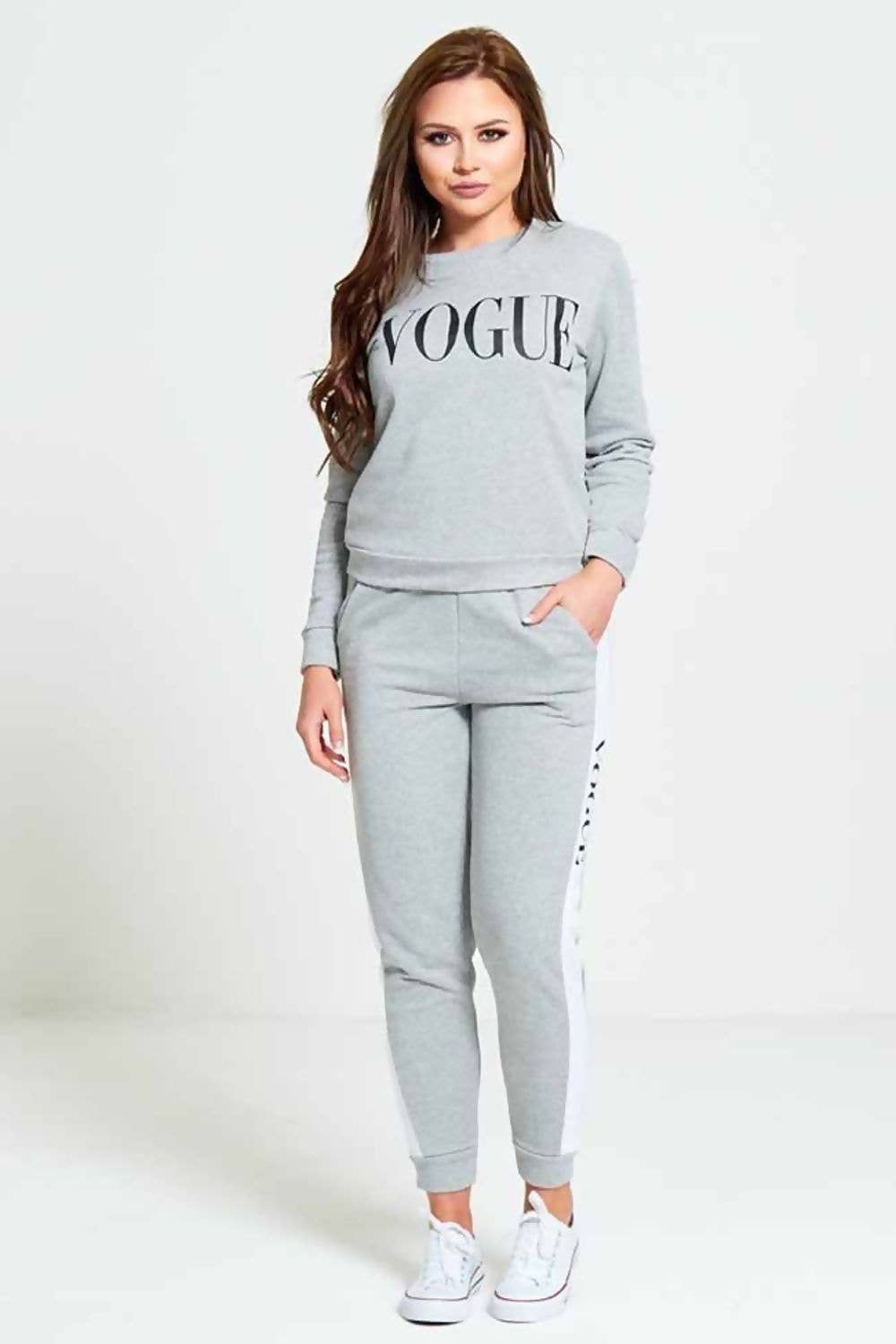 Tuta Sportiva Donna con Stampa TS2412VOGUE - Set Due Pezzi Athleisure