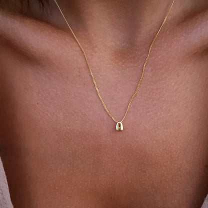 Collana con Nome "Bubble Letters" 3D personalizzato