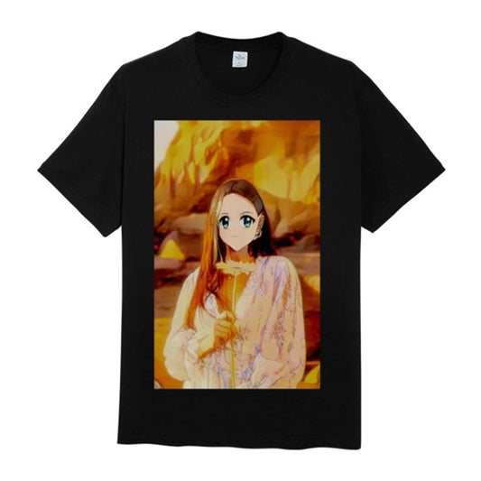 Maglietta Uomo Effetto Anime Personalizzata Foto in Stile Manga