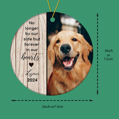 Pallina Natale Pet Personalizzata con Foto Cane Gatto Decorazione