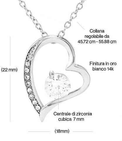 Collana A Mia Figlia - Con Amore, il Tuo Papà.