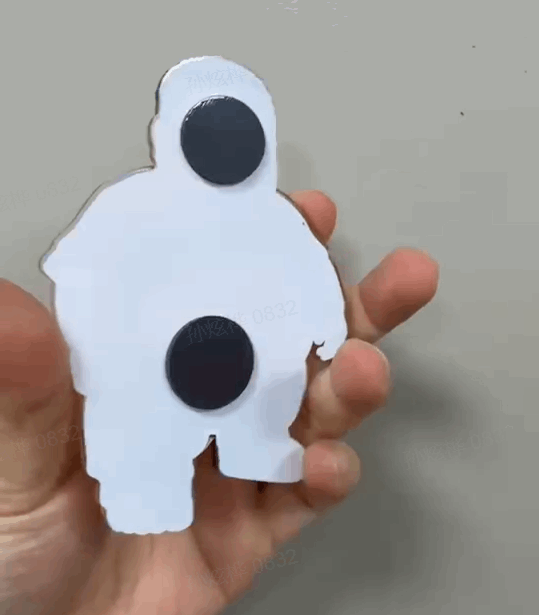 Adesivo Anti-Collisione Personalizzato Squishy Belly Foto Viso pancia