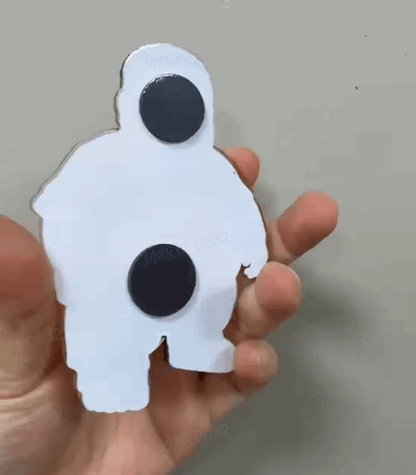 Adesivo Anti-Collisione Personalizzato Squishy Belly Foto Viso pancia