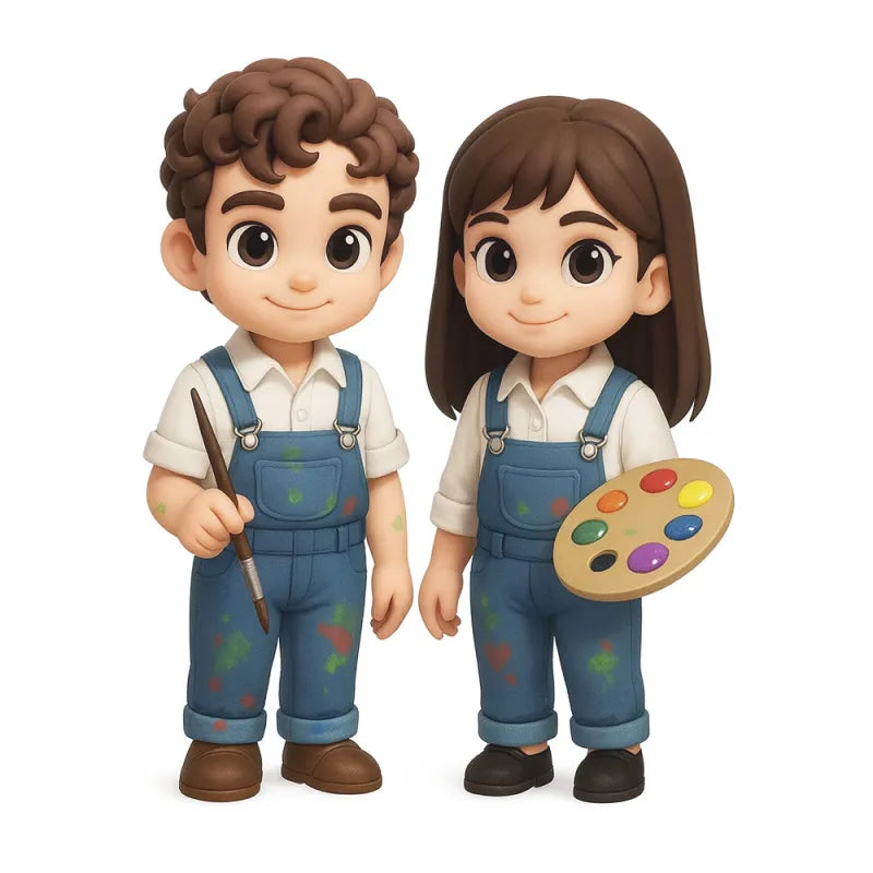 Mini Me 3D – La Tua Statuina Personalizzata da Scrivania - idea regalo Lui Lei Mamma Papà Nonni Animali domestici