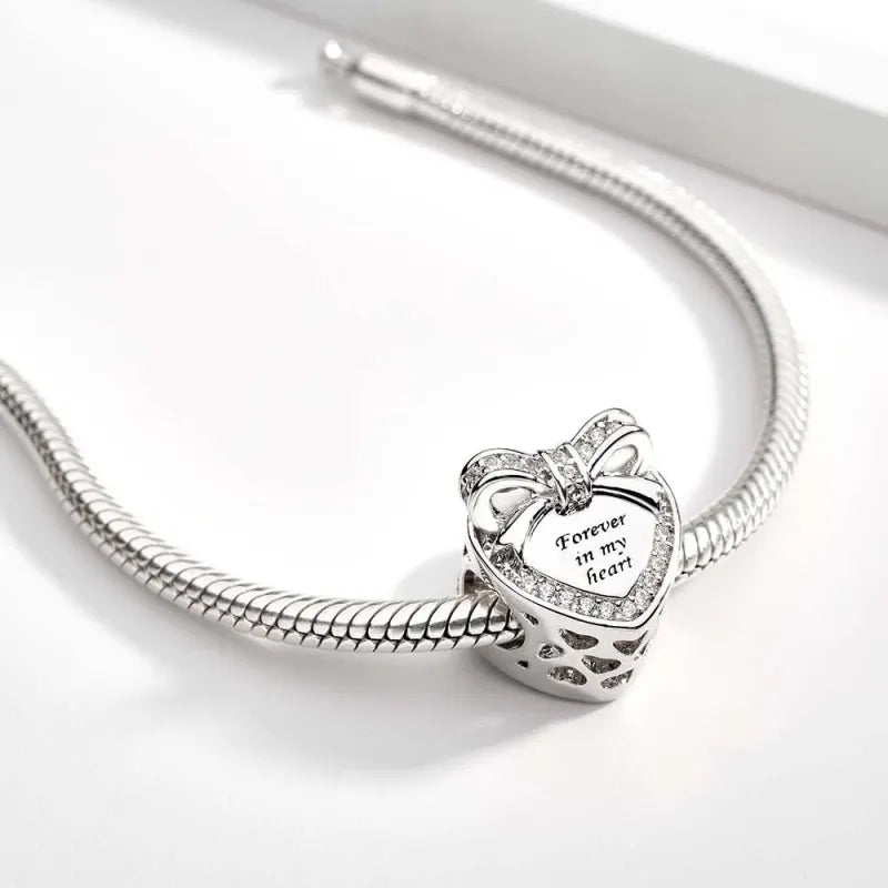 Charm Farfalla Personalizzato con Foto e Incisione Ciondolo Donna