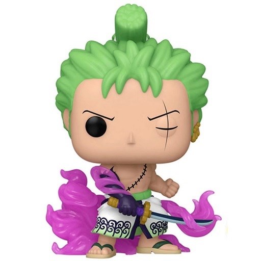 Funko Pop ! Animation - One Piece (1288) Zoro W / Enma Figure Special 9Cm Glow in the dark