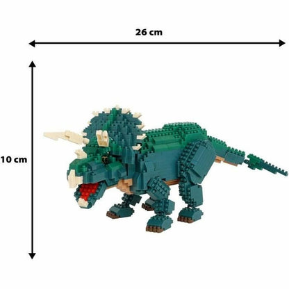 Nanoblock dinosauro triceratopo mattoncini
