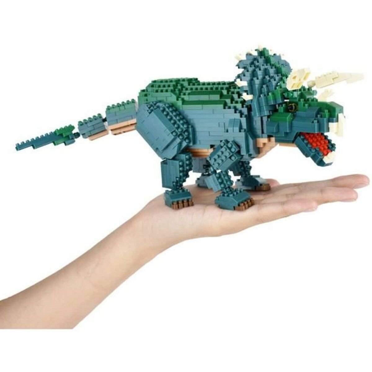 Nanoblock dinosauro triceratopo mattoncini