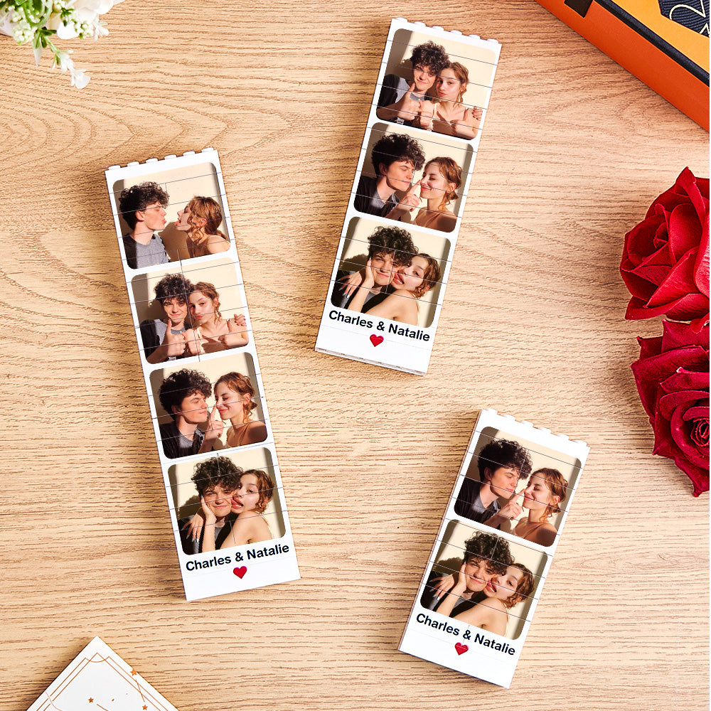 Puzzle di Mattoncini Personalizzato con Foto – Il Regalo Romantico Perfetto papà