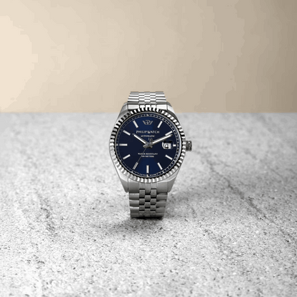 Philip Watch Caribe Automatico Blu R822 data jubilee
