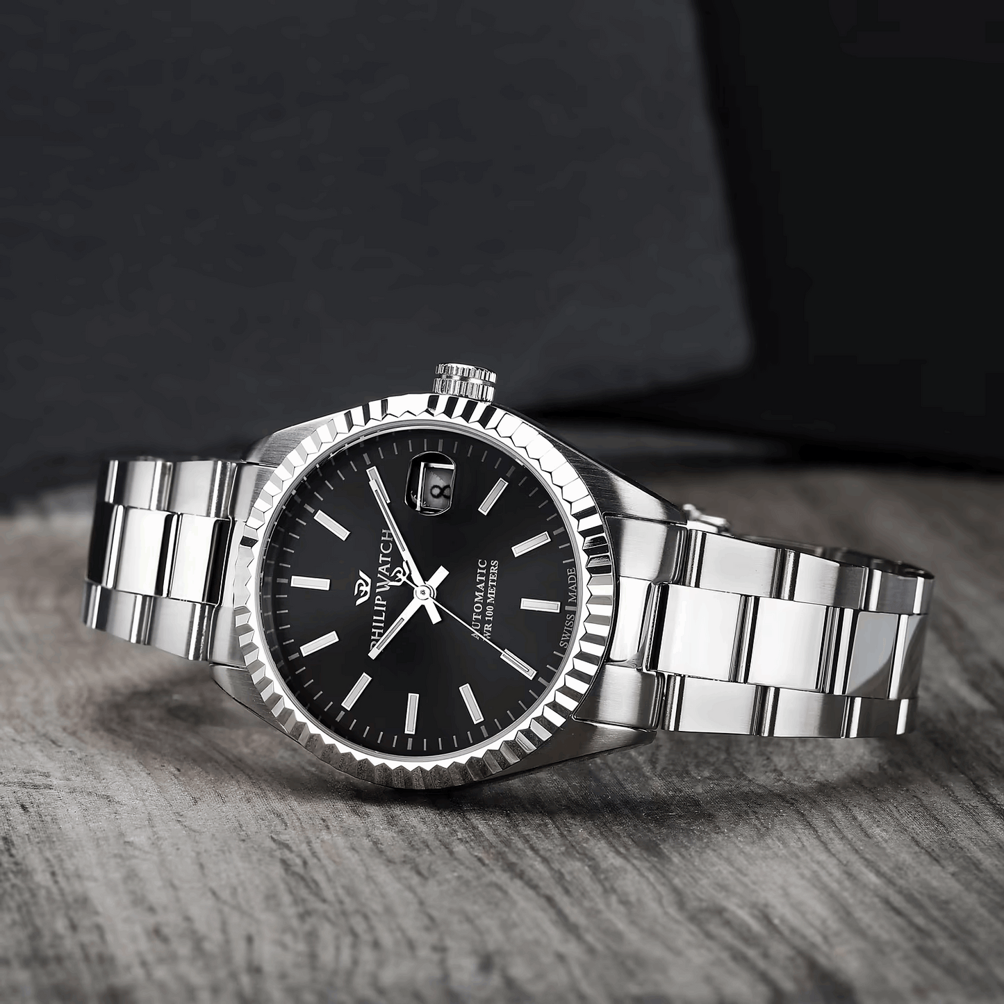 Philip Watch Caribe Automatico Nero 39mm