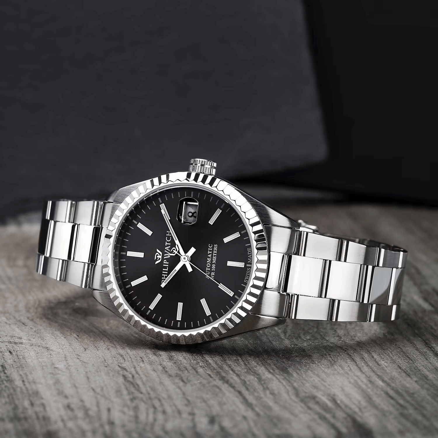 Philip Watch Caribe Automatico Nero 39mm