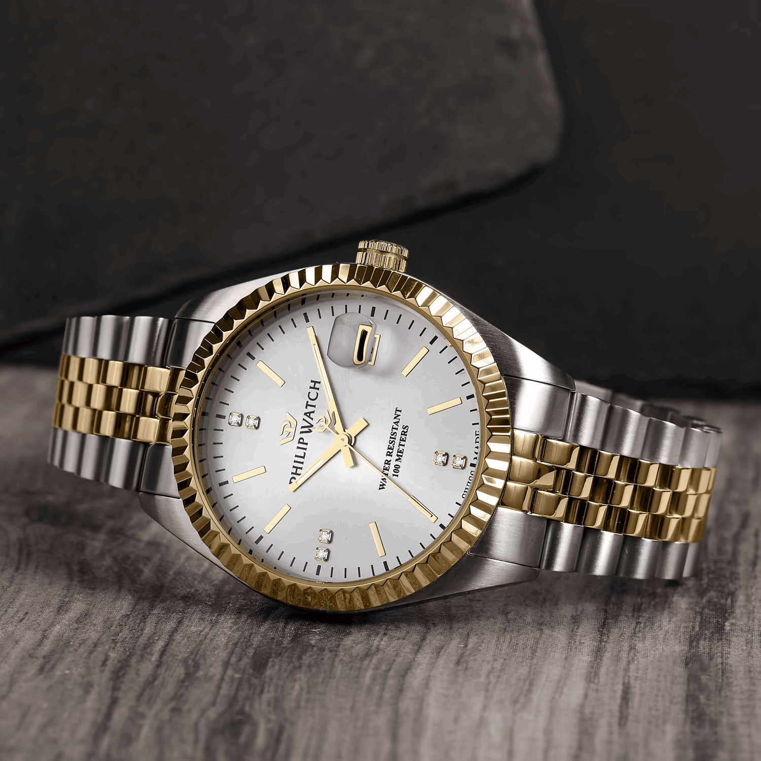 Philip Watch Caribe – Swiss Made bicolor oro e bianco