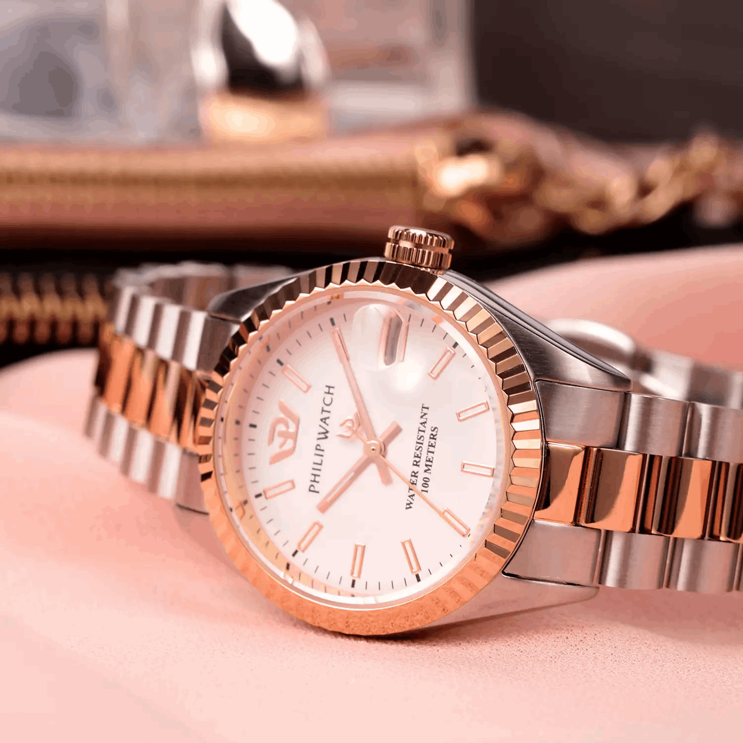 Philip Watch Caribe Donna Bicolor – acciaio e oro rosa R8253597580