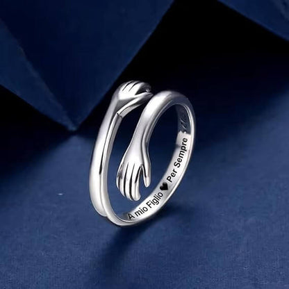 Anello da Uomo in Argento Sterling 925 - A mio Figlio
