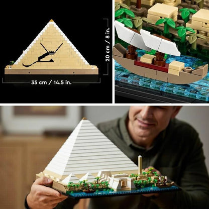 Playset   Lego 21058 Architecture The Great Pyramid of Giza         1476 Pezzi