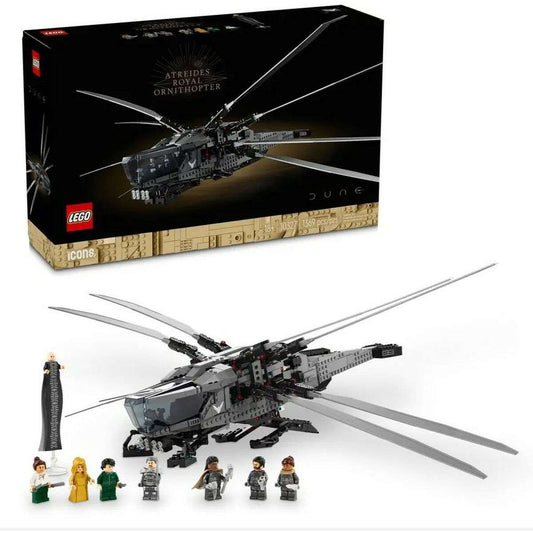 LEGO® Icons Dune: Atreides Royal Ornithopter 10327 – Set di Costruzione per Adulti (1369 Pezzi)