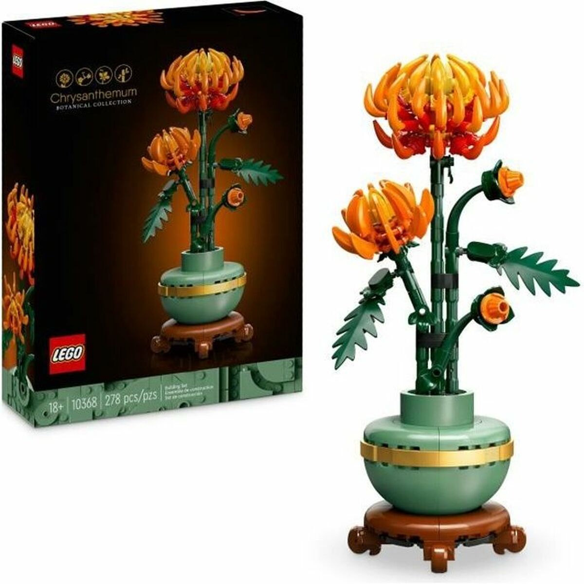 Set di Costruzioni Lego 10368 Chrysanthemum Flower Arrangement mamma