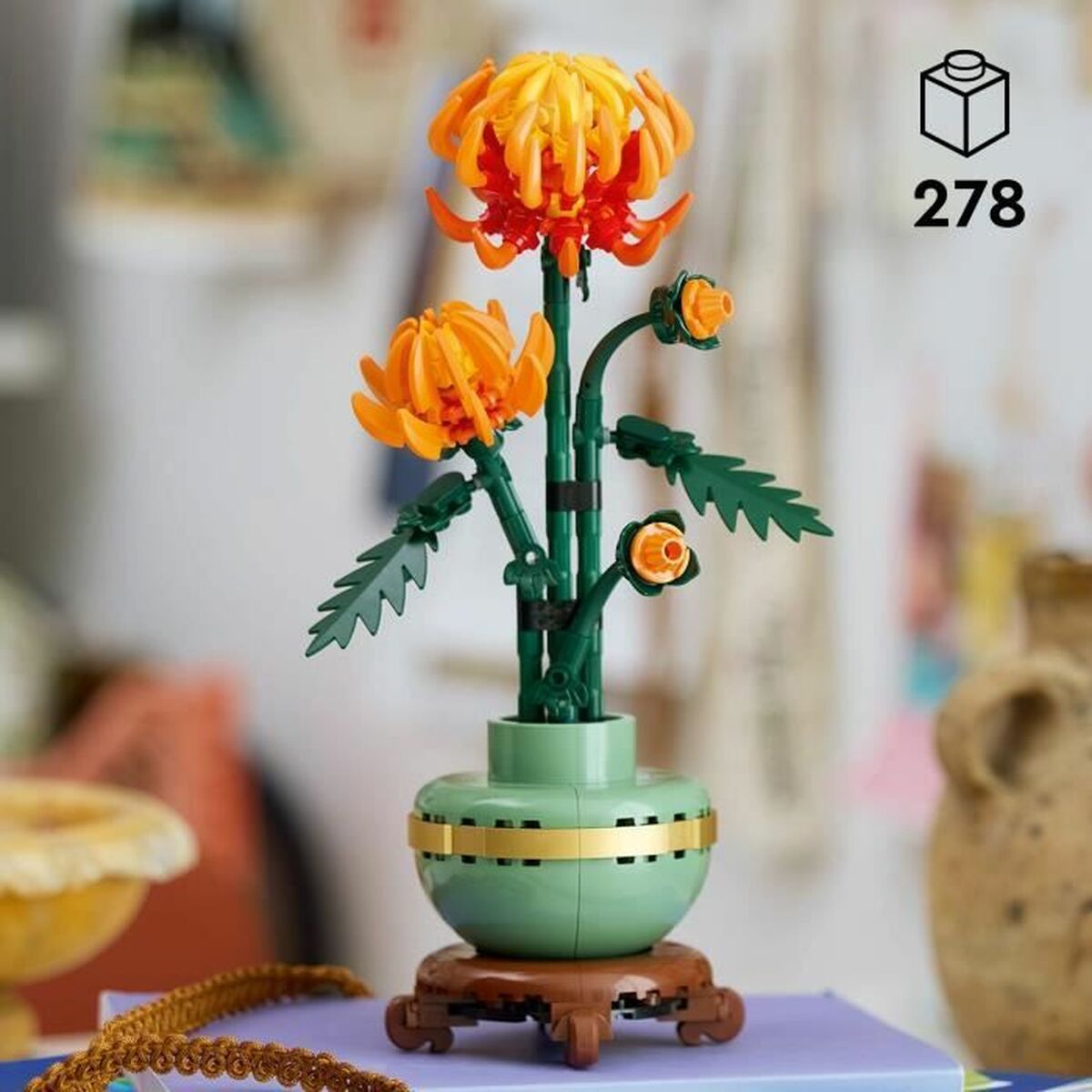 Set di Costruzioni Lego 10368 Chrysanthemum Flower Arrangement mamma