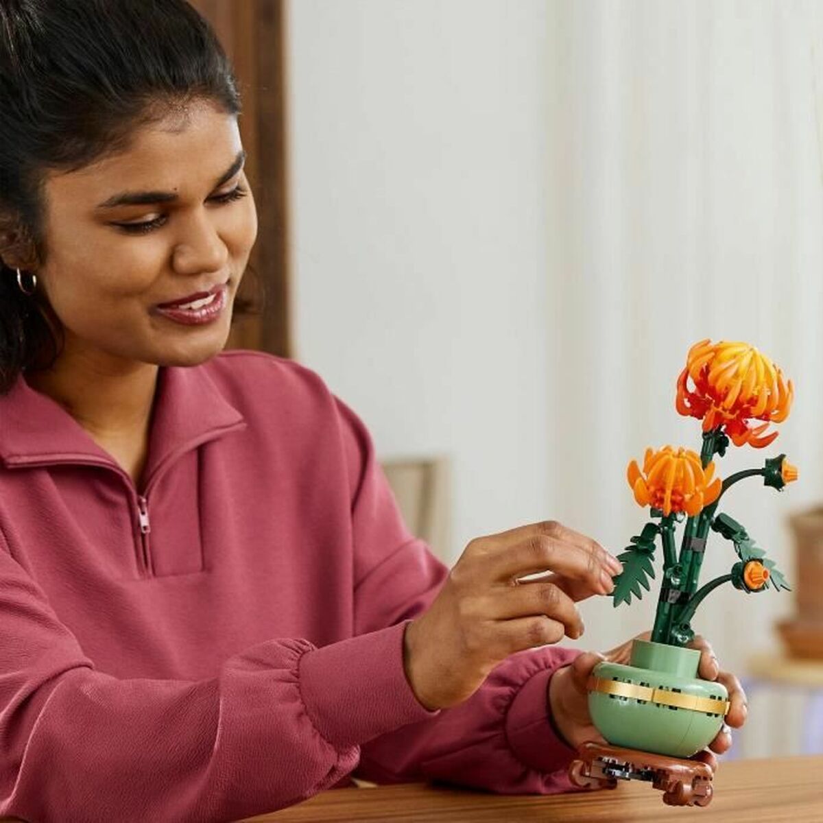 Set di Costruzioni Lego 10368 Chrysanthemum Flower Arrangement mamma