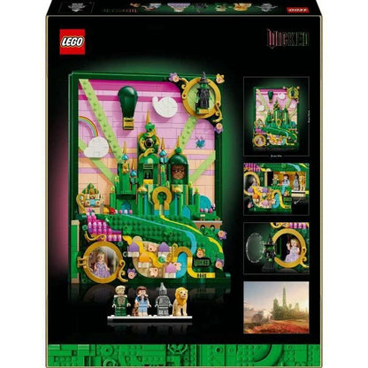 LEGO® Wicked Wall Art Città di Smeraldo 75685 – Set di Costruzione 3D da Esposizione (1518 Pezzi)