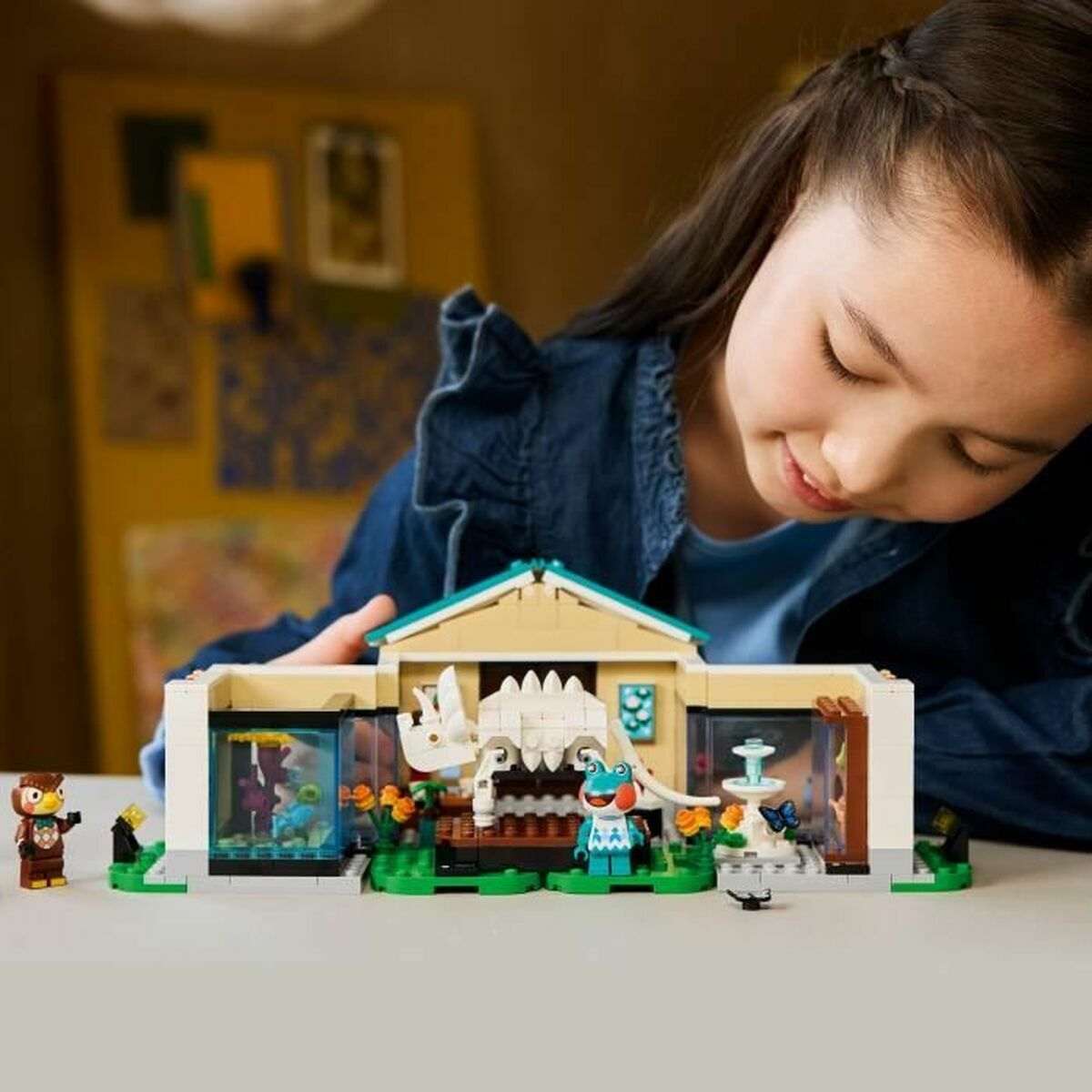 Set di Costruzioni Lego 77056 LEGO Animal Crossing La collezione del museo di Blatero