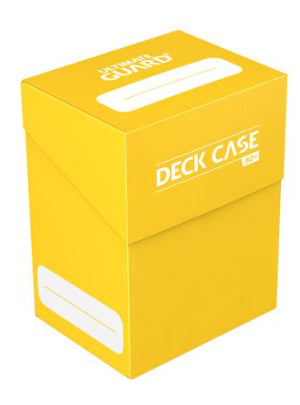 ULTIMATE GUARD Deck Case 80+ Standard Size Yellow