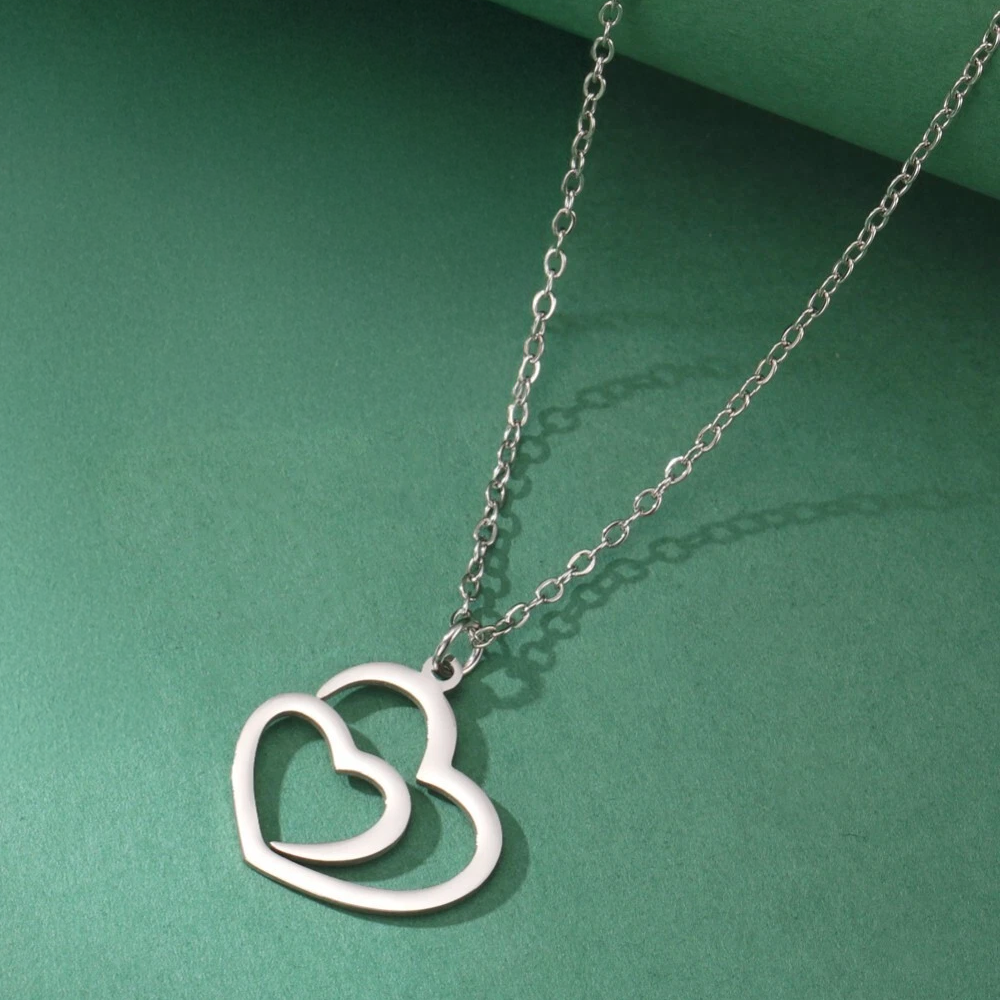 Collana Due Cuori Uniti - Mamma