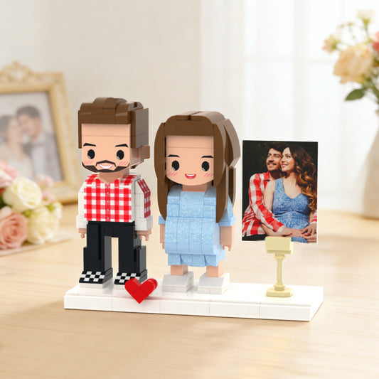 Mattoncini personalizzati coppia mamma gravidanza idea regalo festa della mamma