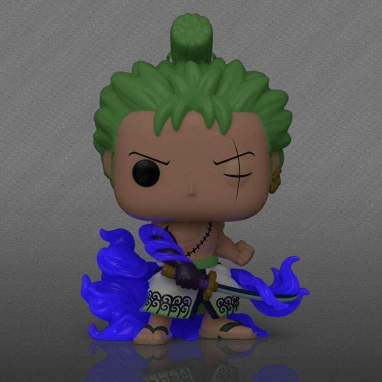 Funko Pop ! Animation - One Piece (1288) Zoro W / Enma Figure Special 9Cm Glow in the dark