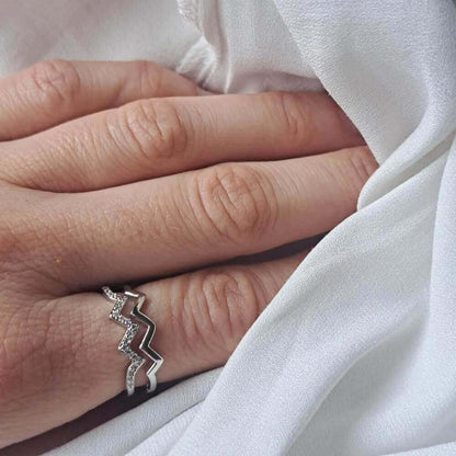 Anello in Argento Sterling 925 - A mia sorella - Alti e Bassi