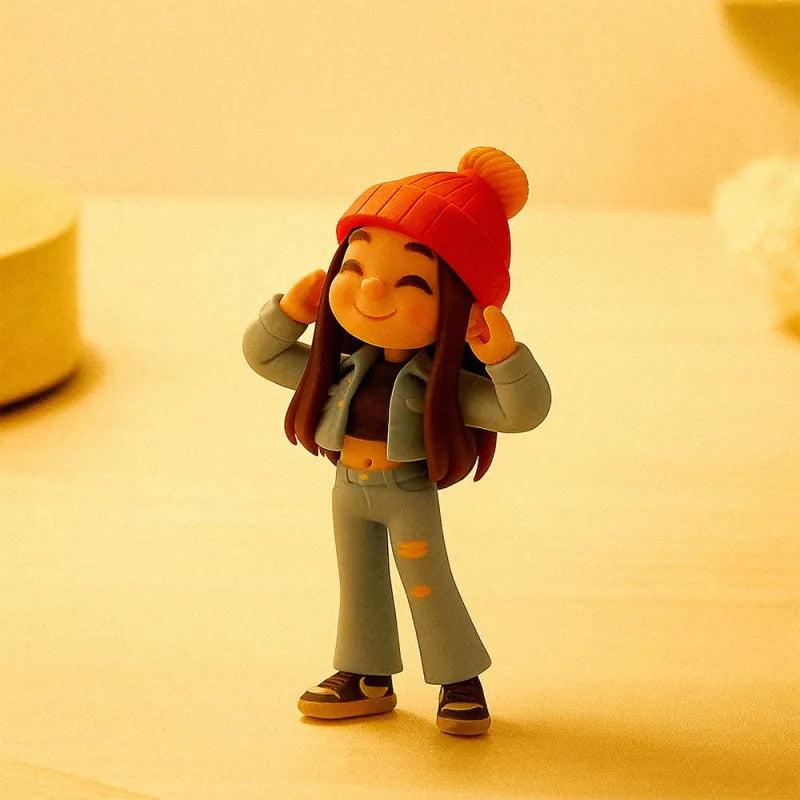 Mini Me 3D – La Tua Statuina Personalizzata da Scrivania - idea regalo Lui Lei Mamma Papà Nonni Animali domestici