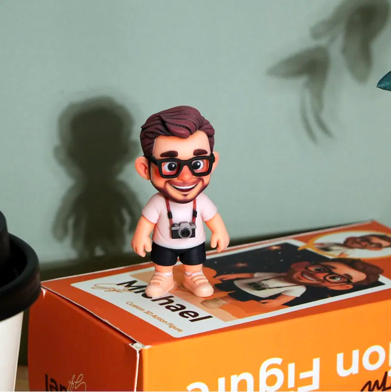 Mini Me 3D – La Tua Statuina Personalizzata da Scrivania - idea regalo Lui Lei Mamma Papà Nonni Animali domestici