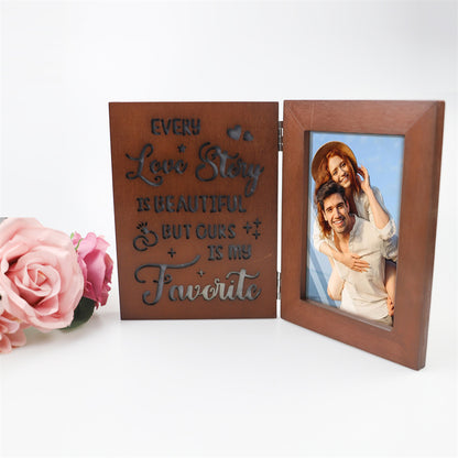 Cornice foto personalizzata con dedica regalo mamma papà S. Valentino nonni