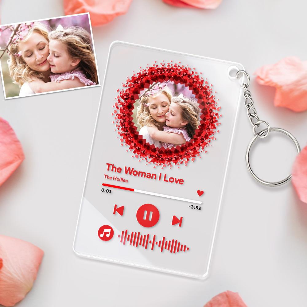 Lampada Notturna Foto e Codice Musica | Regalo Mamma Personalizzato