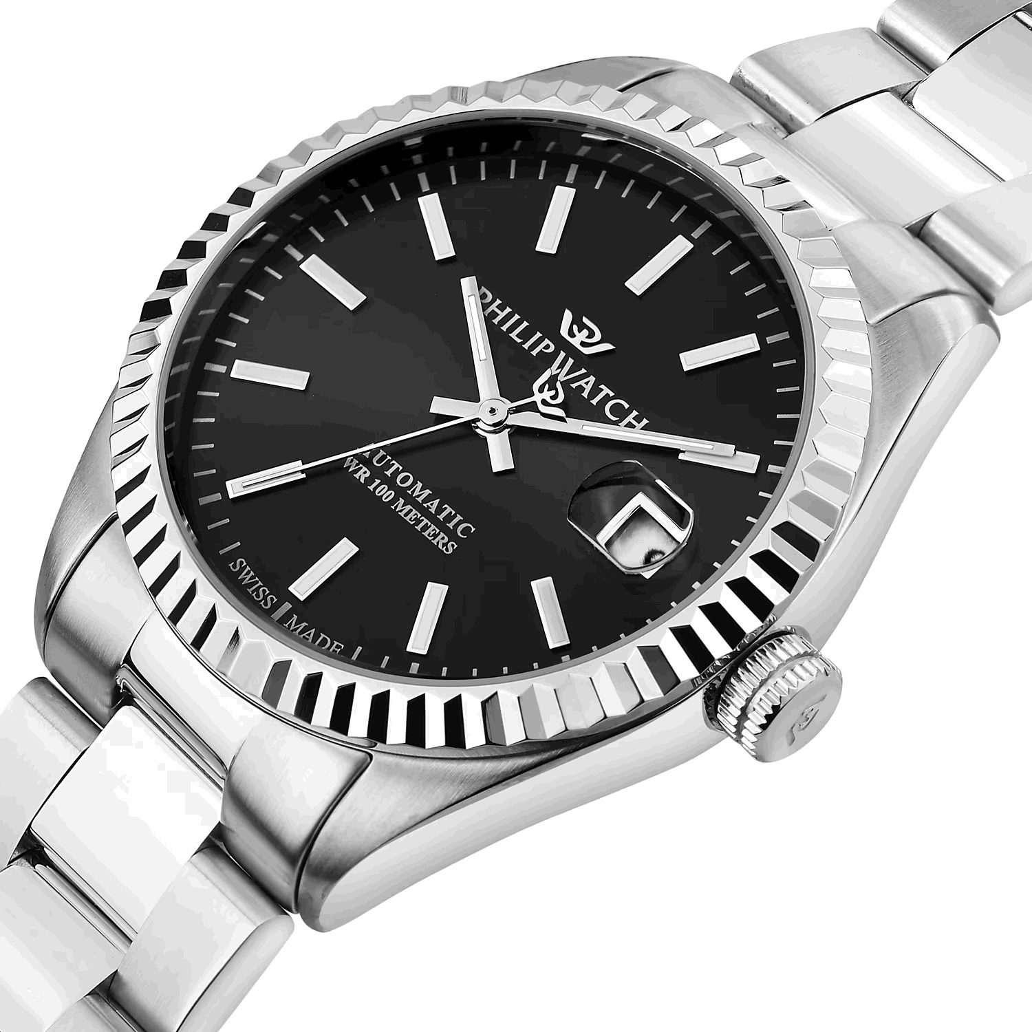 Philip Watch Caribe Automatico Nero 39mm