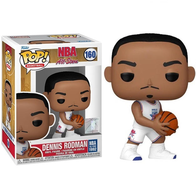 Funko Pop ! Basketball Nba All Stars - (160) Dennis Rodman (1992) Figure 10Cm