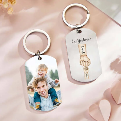 Portachiavi Personalizzato "Best Dad Ever" – Un Ricordo da Portare Sempre con Sé regalo papà
