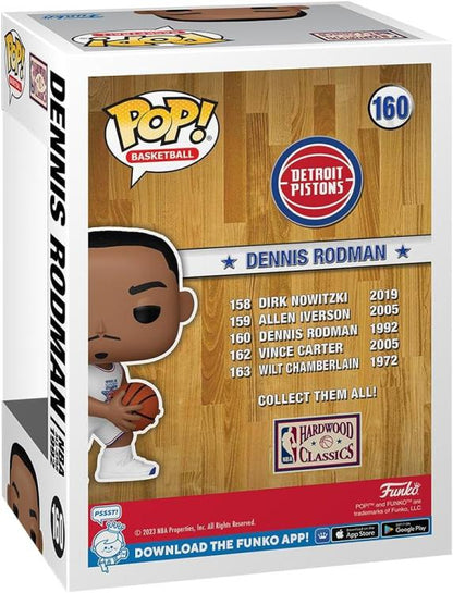 Funko Pop ! Basketball Nba All Stars - (160) Dennis Rodman (1992) Figure 10Cm