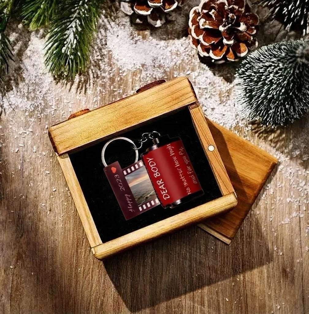 Portachiavi Rullino Fotografico Personalizzato idea regalo papà