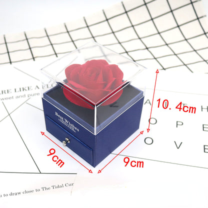 Set Confezione Regalo Rosa con Biglietto e Shopper Jewelry Box Elegante mamma donna